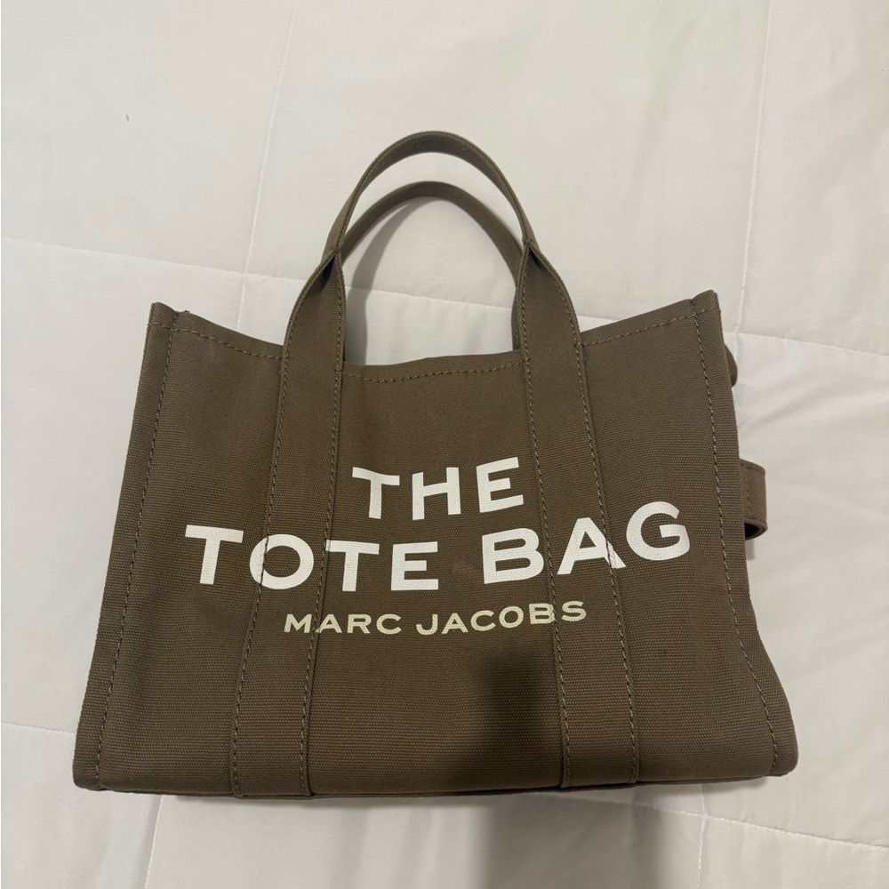 Marc Jacobs Brown Structured Tote Bag